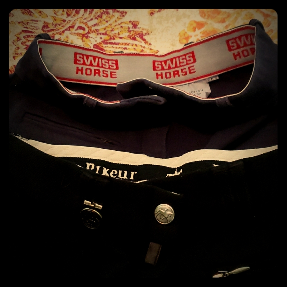 Two pairs of riding pants
